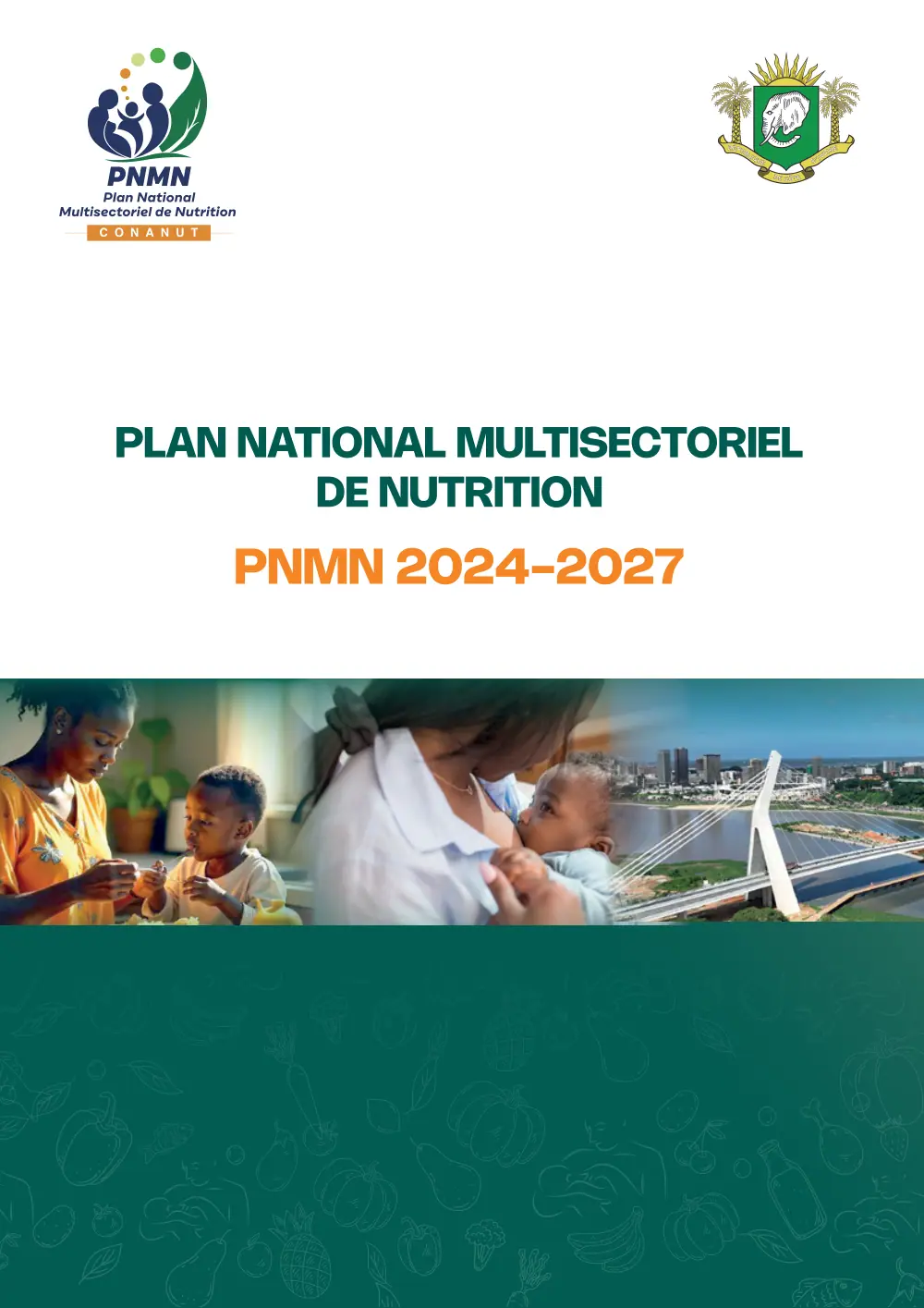 Couverture : Plan National Multisectoriel de Nutrition (PNMN) 2024-2027